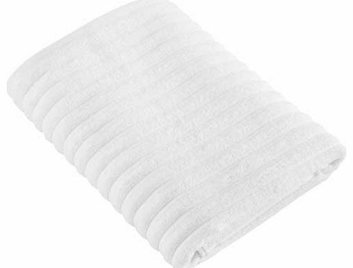 Decotex Urbanite Rib Bath Towel - White