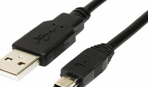 Decrescent Data Sync Computer PC Mini USB Sync Cable Lead for Phillips MP3/4 Players (See Description for Compatible Models)
