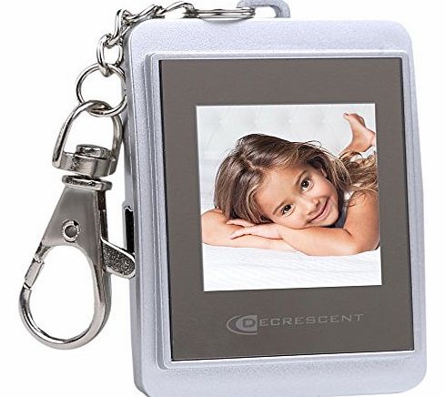 Decrescent DPF-K811 1.5`` Digital Photo Frame Keyring - Black
