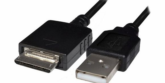 Decrescent USB Computer Data Sync and Charging Cable Lead for Sony Walkman A/E/S/X Series/MP3 Player