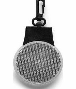 Deet TM988 - WHITE Reflector with RED LEDs - 3 Function Flashing LED Light for Bike, Bicycle, Bag, Backpack, Dog, Pet. Be Safe, Be Seen. Batteries Included