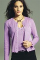 DEFINITIONS jersey pointelle cardigan