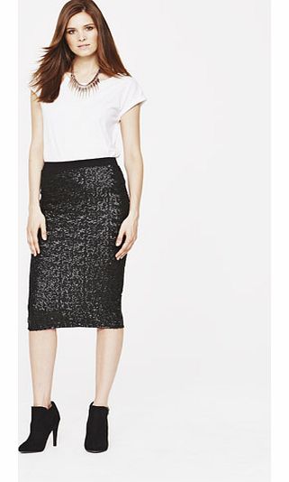 Definitions Sequin Pencil Skirt