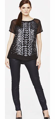 Definitions Snake Sequin T-Shirt