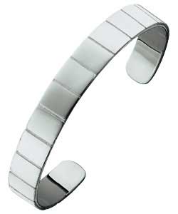 definitive by Fred Bennett Sterling Silver Ridged Bangle