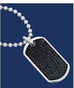 Definitive By Fred Bennett Sterling Silver Single Dog Tag