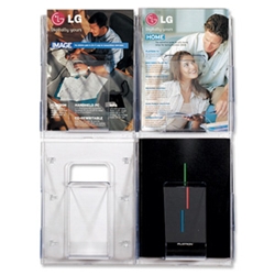 Deflecto 4 Wall Rack System Magenta Ref 56001