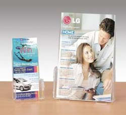 Deflecto 51601 Foldem-Up Literature Holder