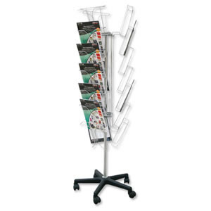 Deflecto Literature Display Stand Wire on