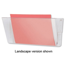 Deflecto Literature Wall Pocket Stackable