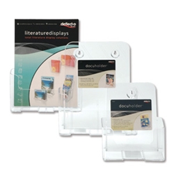 Deflecto Standard Literature Holder Rigid 2 x