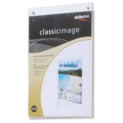 Deflecto Wall Sign Holder A4 Ref 47001