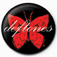 Deftones Butterfly Button Badges