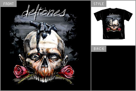 Deftones (Skull Roses) T-shirt brv_11282000_T_D