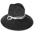 Del Moro Ladiesand#39; Felt Fedora with Stitched Crown