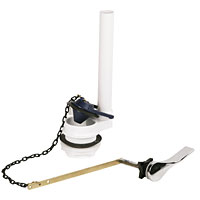 DELCHEM Flapper Toilet Cistern Valve and Handle