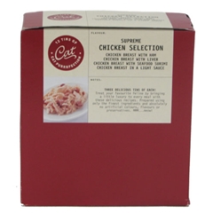 Deli Adult Cat Food Chicken Select Tins 12 x 80gm