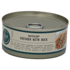 Deli Adult Dog Food Tin with Chicken and Duck 156gm