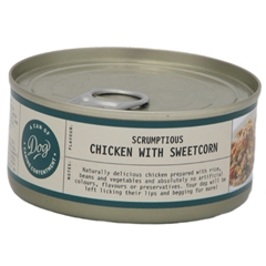 Deli Adult Dog Food Tin with Scrumptious Chicken 156gm