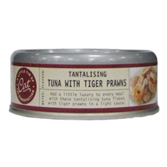 Deli Cat Treat Tuna with Tiger Prawns Tin 80gm