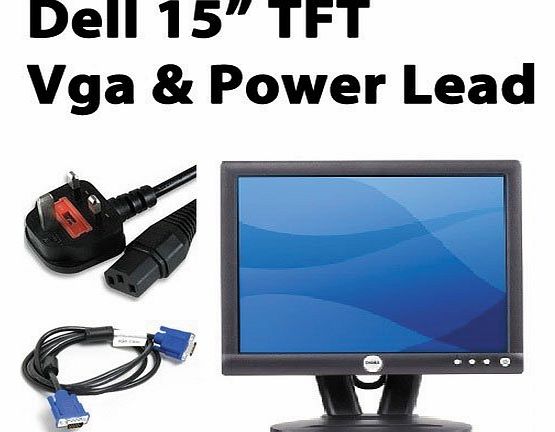 15`` Dell E153FPf LCD Monitor (Charcoal Gray)