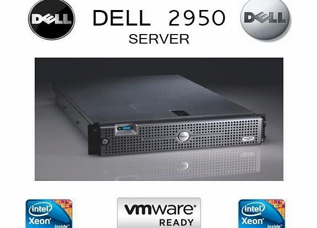 Dell  2950 DC 8GB 1x72GB SAS 15K POWEREDGE RACK MOUNT SERVER (P8-3)