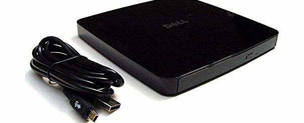 Dell Genuine Original Dell SLIM External USB DVD-RW DVD Reader Writer Re-Writer Burner , Dell P/Ns : CFR9N , 5GTT7 , Ideal for Mini Laptops Netbooks etc , takes power from USB ports , Brand New amp; Boxed