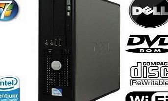 Dell OptiPlex 755 SFF Computer - Fast Intel Petium Dual Core 2.2GHz E2200 Processor - Wi Fi Enabled - 250GB Hard Drive - 4GB Memory - DVD/CD-RW Combo Drive - Windows 7 Home Premium Pre-Installed with