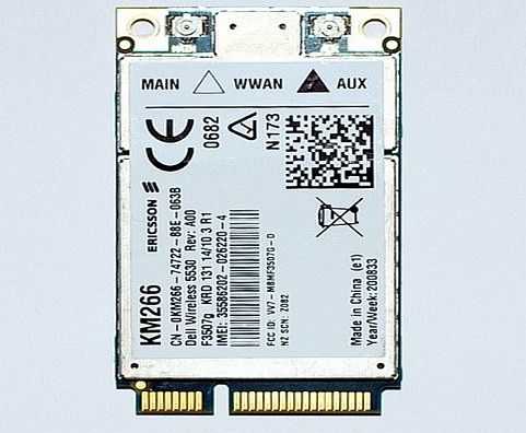 Dell Wireless 5530 Mini Card 3G/HSDPA Mobile Broadband GPS Module, No SIM (Kit)