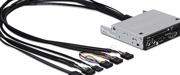 Delock 91669 - USB 2.0 Card Reader - 3.5in