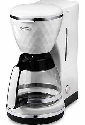 DELONGHI Brillante White Coffee Maker