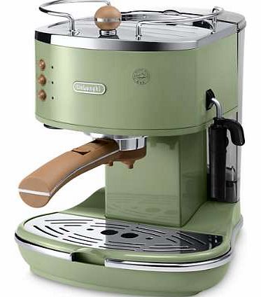 DELONGHI Icona Vintage Green Coffee Maker