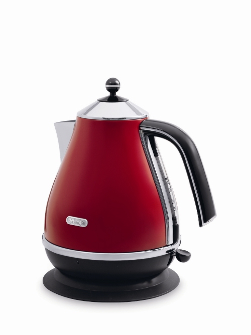 DeLonghi Red Icona Cordless Jug Kettle