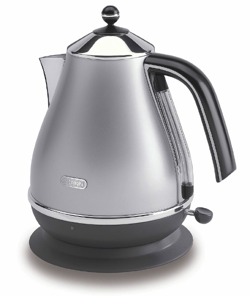 DeLonghi Silver Icona Cordless Jug Kettle