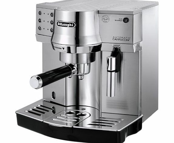 DeLonghi Stainless Steel Premium Pump EC860.M Espresso Machine (1 Litre, 145 Watt, 15 Bar)