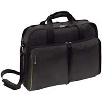 Delsey Luggage Cocon 48 Hour Bag Black and Chartreuse Green