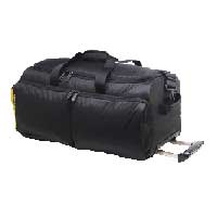 Delsey Luggage Cocon 62cm Trolley Duffle Bag Black and Yellow