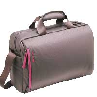 Delsey Luggage Cocon Tote Reporter Chestnut and Pink