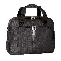 Delsey Luggage Expandream Business 3 Compartment Laptop Satchel Black