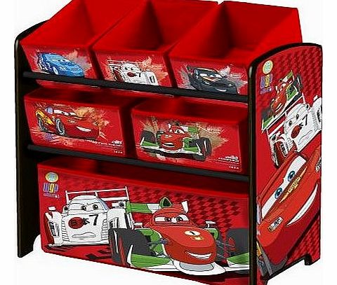 Delta Disney Cars Multi-Bin Toy Organizer