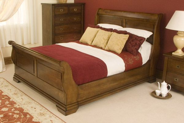 Deluxe Beds New Hampshire Sleigh Bed Double 135cm
