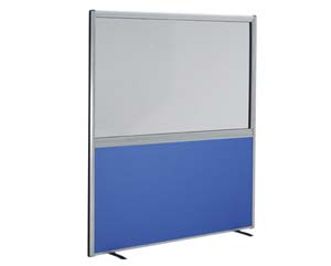 deluxe half glazed wide floor screens