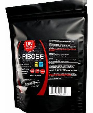 D-Ribose Pharmaceutical Grade 500g Powder-Resealable Pouched NOW WITH 25% EXTRA FREE 625g FOR THE PRICE OF 500g