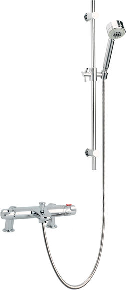 Deluxe Thermostatic Deck Mounted Bath/Shower