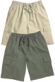 pack of two twill shorts