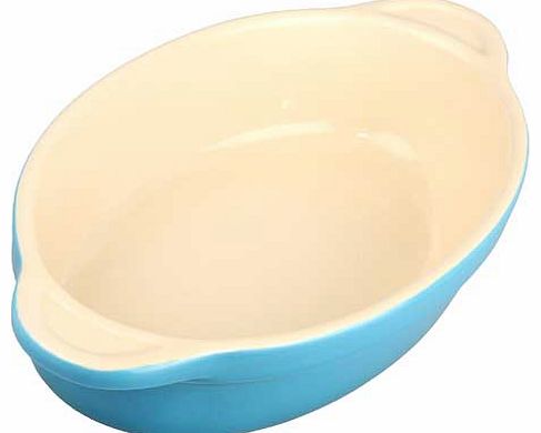 Azure Small Oval Oven Dish
