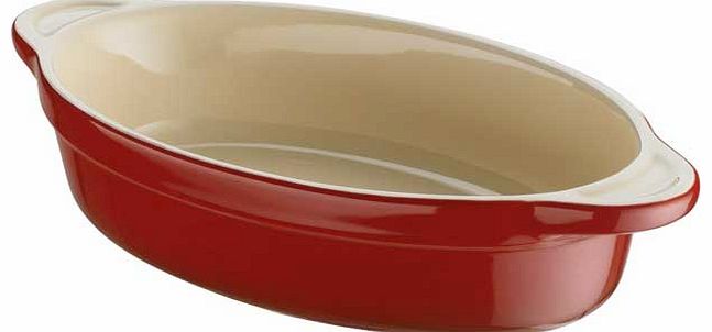 Cherry Small Oval Oven Dish