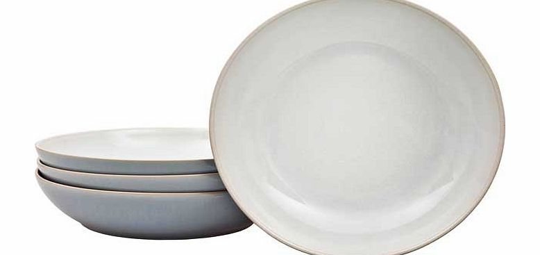 Denby Everyday Cool Blue Pasta Bowl - 4 Piece Set