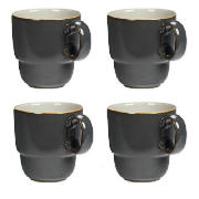 Denby Everyday mug, black pepper pack of 4-BUNDLE