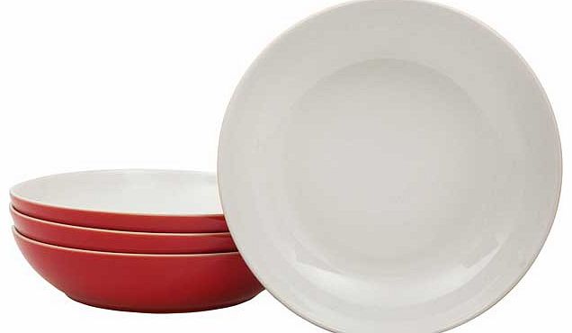 Denby Everyday Salsa Pasta Bowl - 4 Piece Set